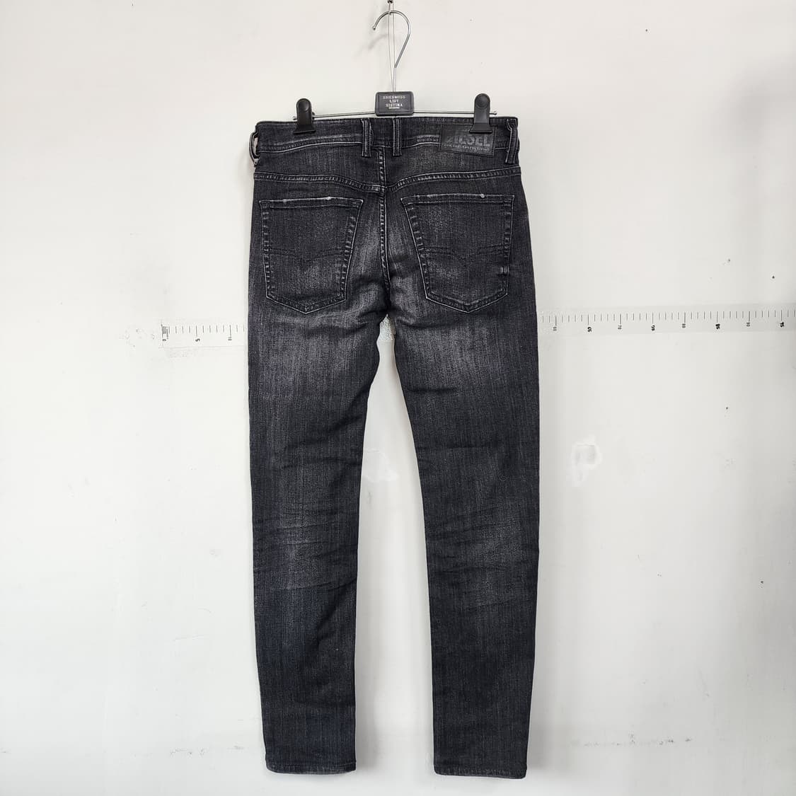 디젤 블랙 워싱 데님 청바지 상품이미지3