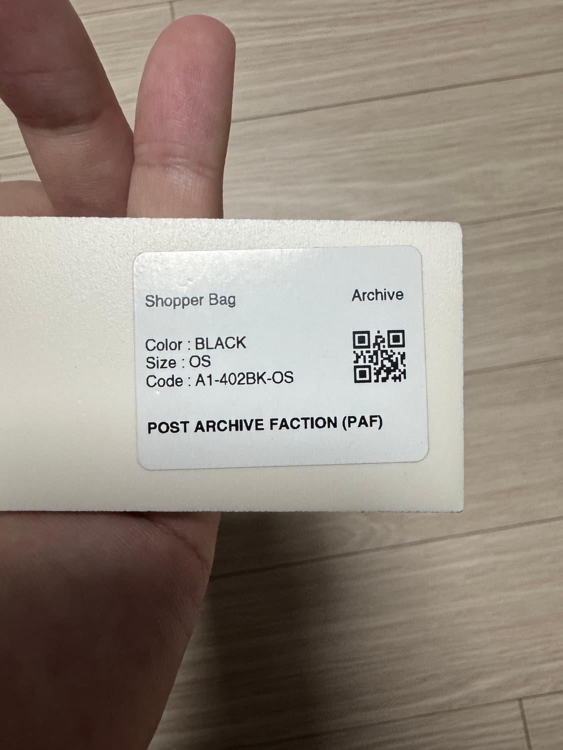 포스트 아카이브 팩션 쇼퍼백 상품이미지5