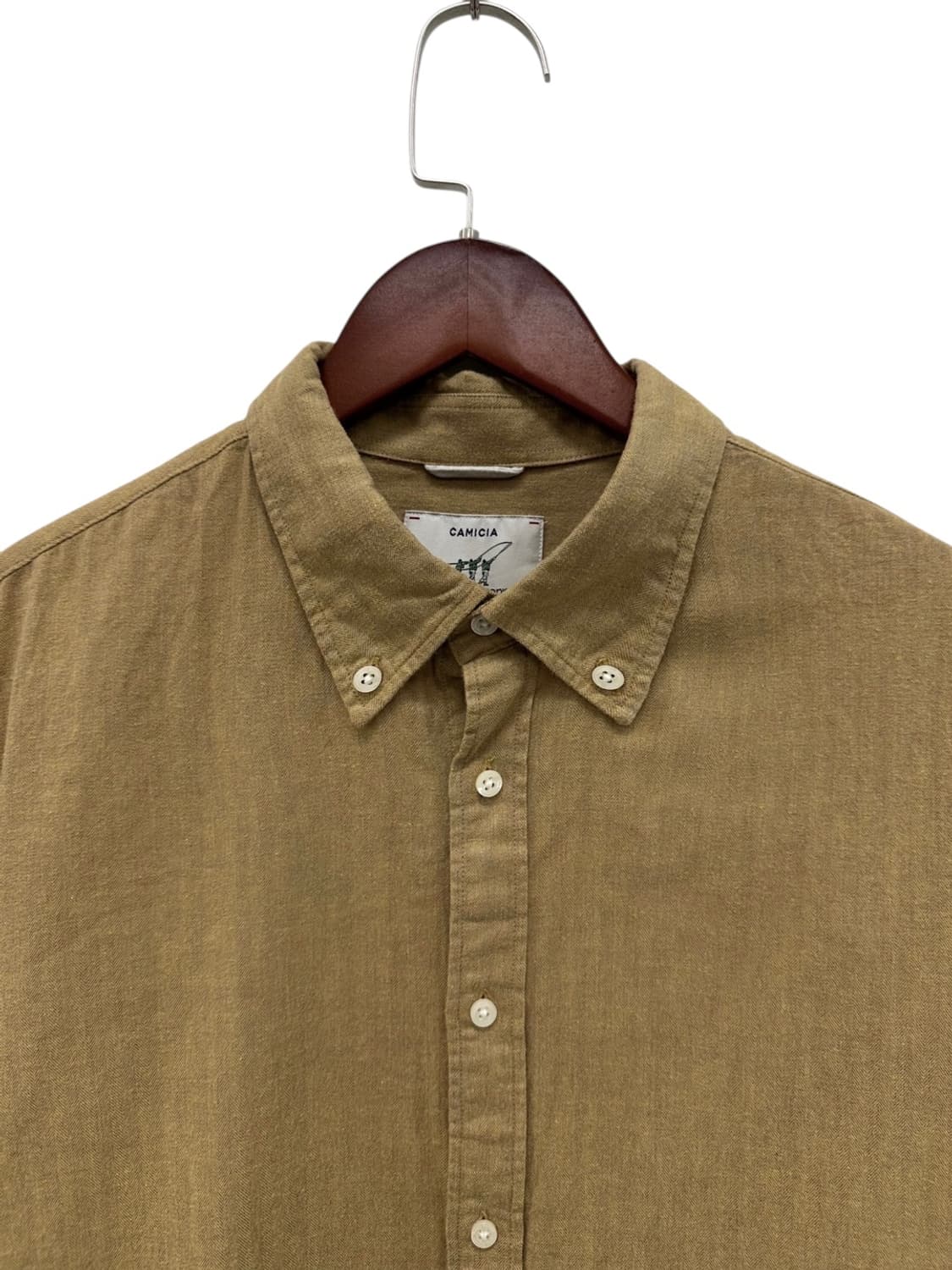 헨리코튼 셔츠 머스타드 (2XL)  상품이미지2