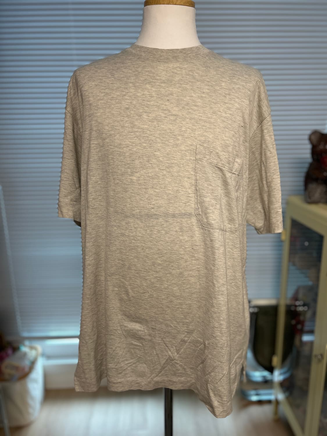 hermes 에르메스 슬럽 그레이 포켓티 xl 상품이미지1