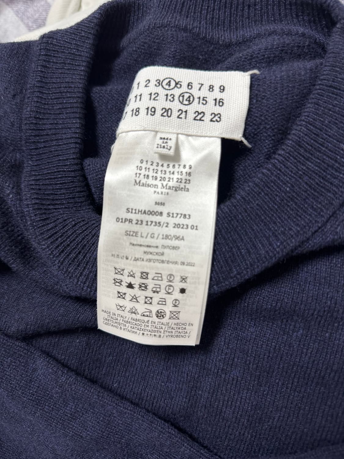 (새상품)메종마르지엘라 니트 L 상품이미지2