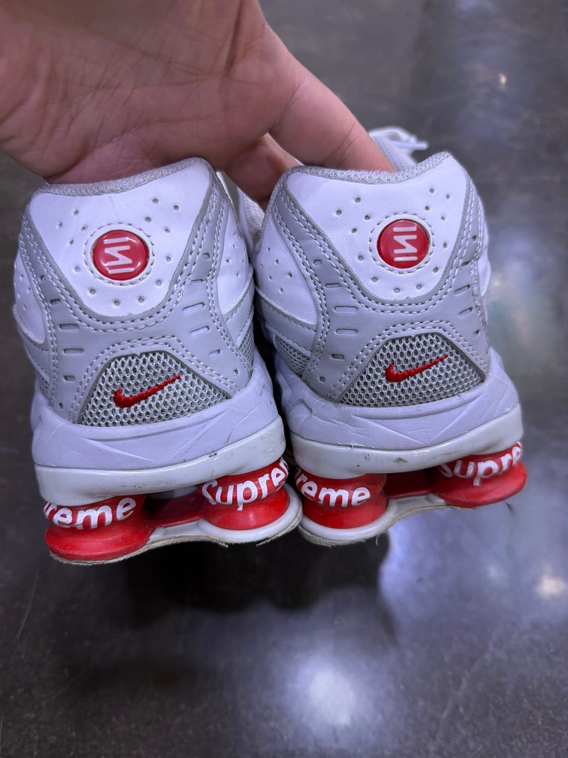 나이키 슈프림 샥스 라이드 2 화이트 280 상품이미지8