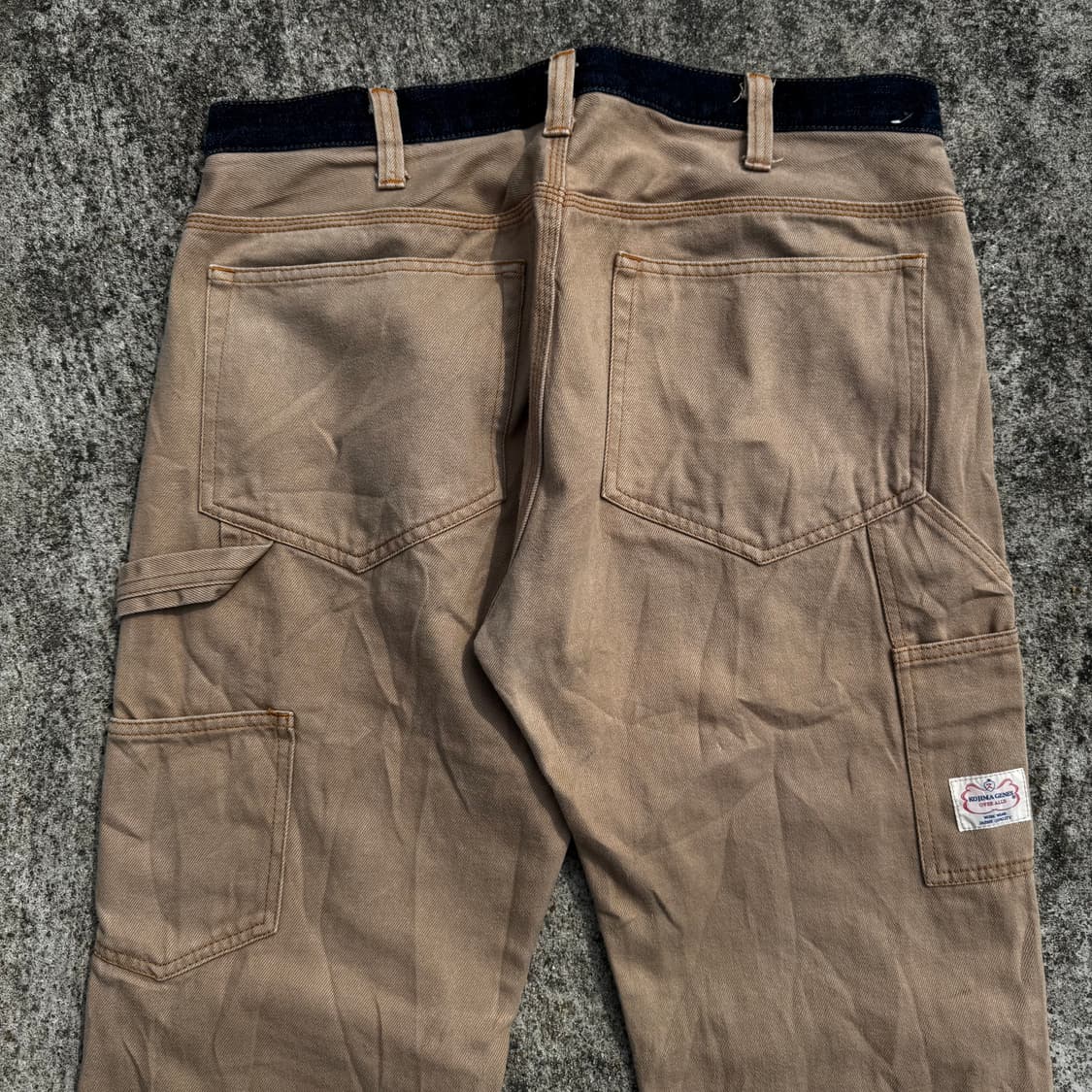 [36] Kojima Genes 코지마진 더블니 데님 팬츠 상품이미지4