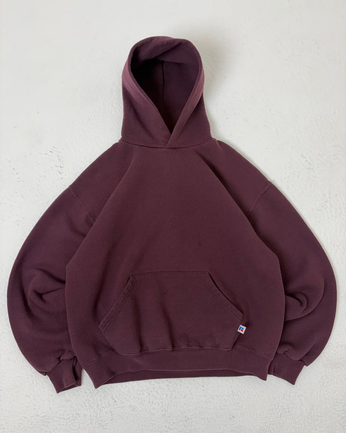 90s Russell Hoodie (plum) 상품이미지1