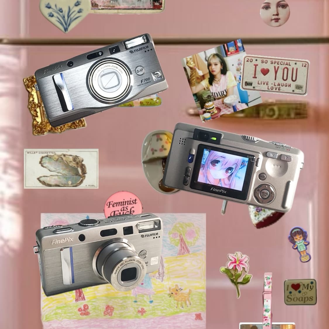 [희소템]후지필름 Finepix F700 실버 빈티지디카 상품이미지1
