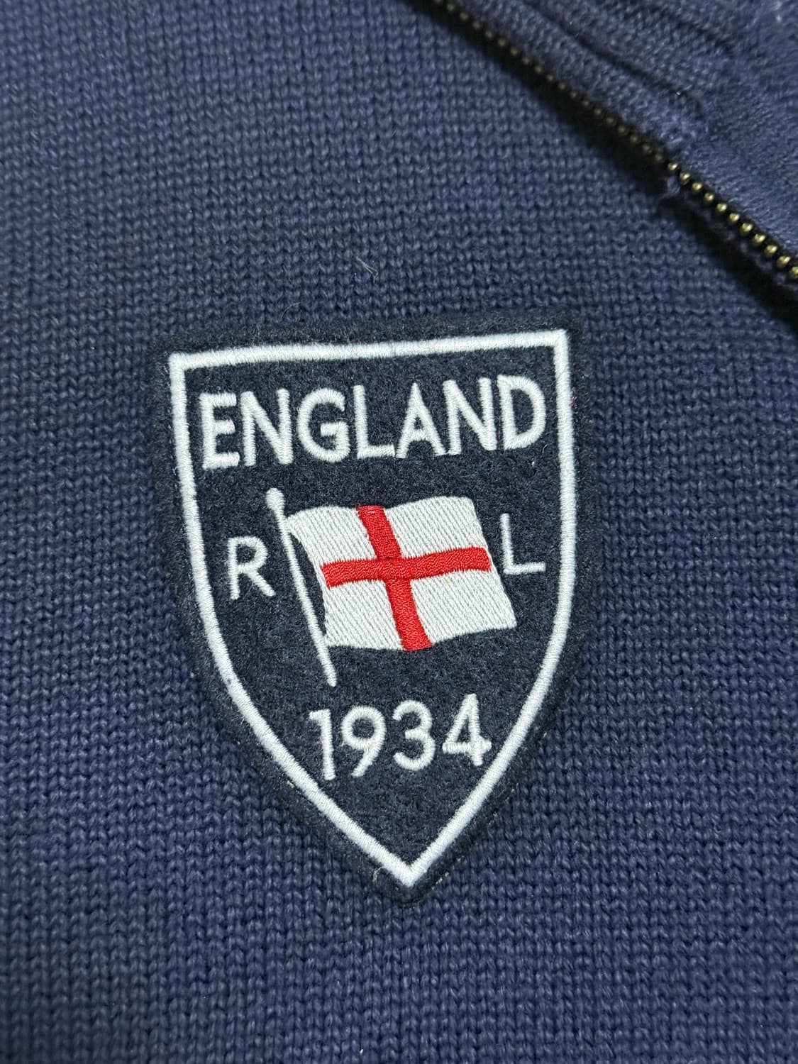 폴로 랄프로렌 빅포니 잉글랜드 니트집업 상품이미지4