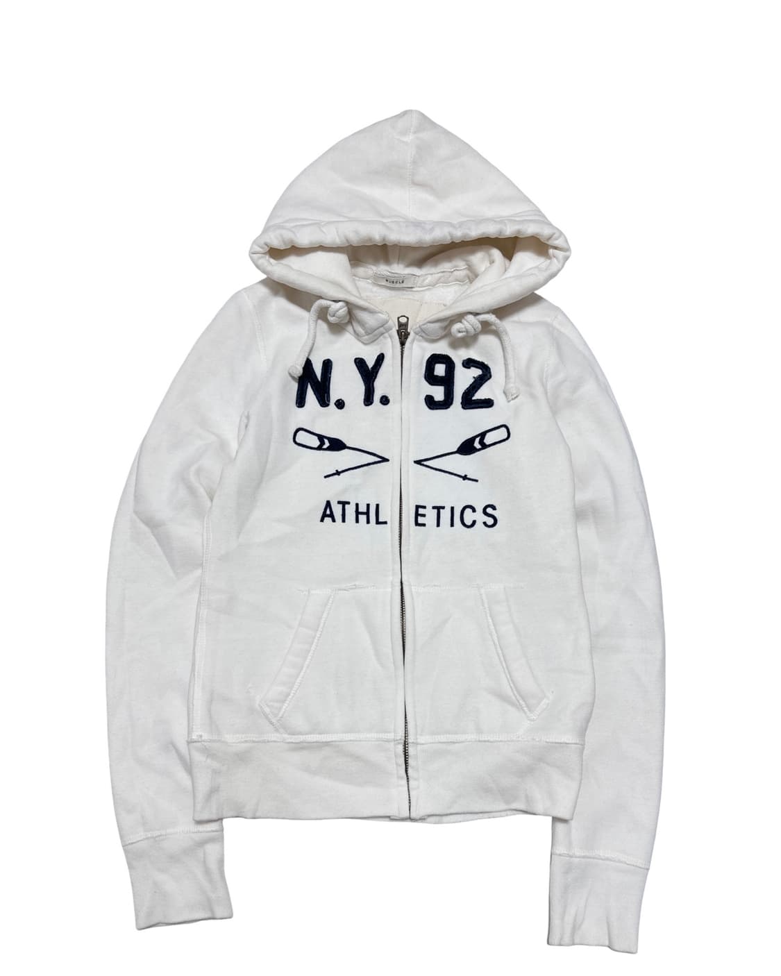 아베크롬비 흰색 후드집업 상품이미지1