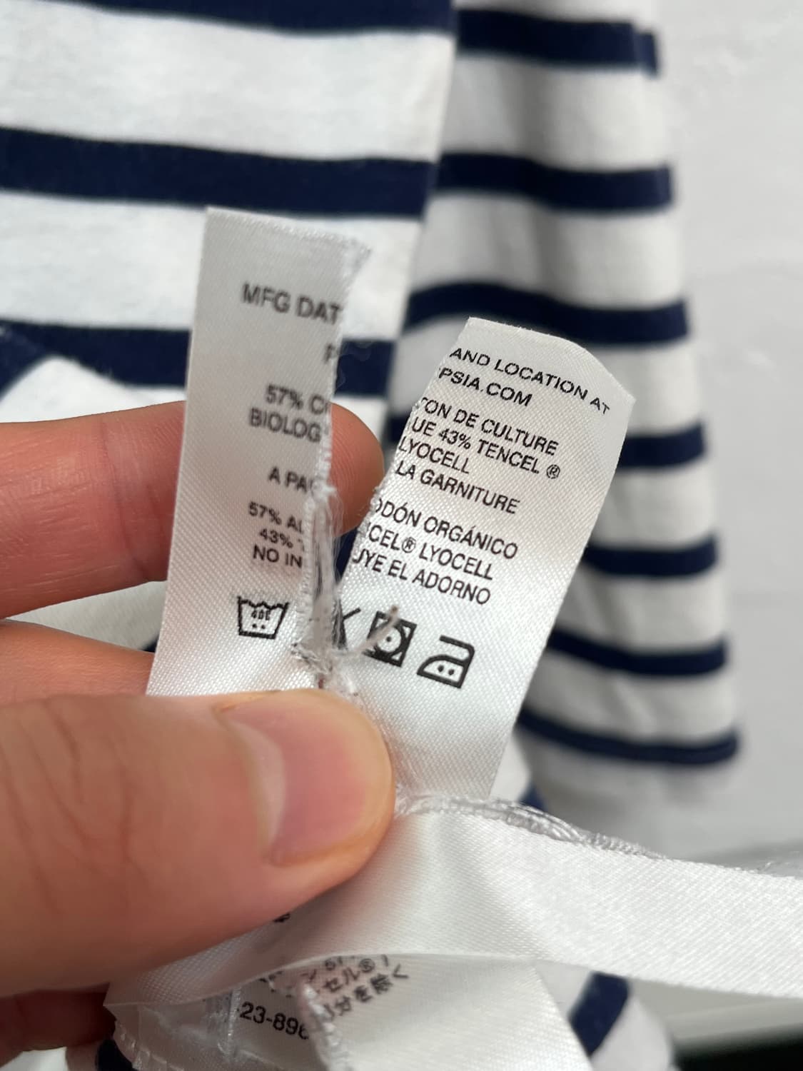 Patagonia 스트라이프 긴팔티 S 상품이미지6