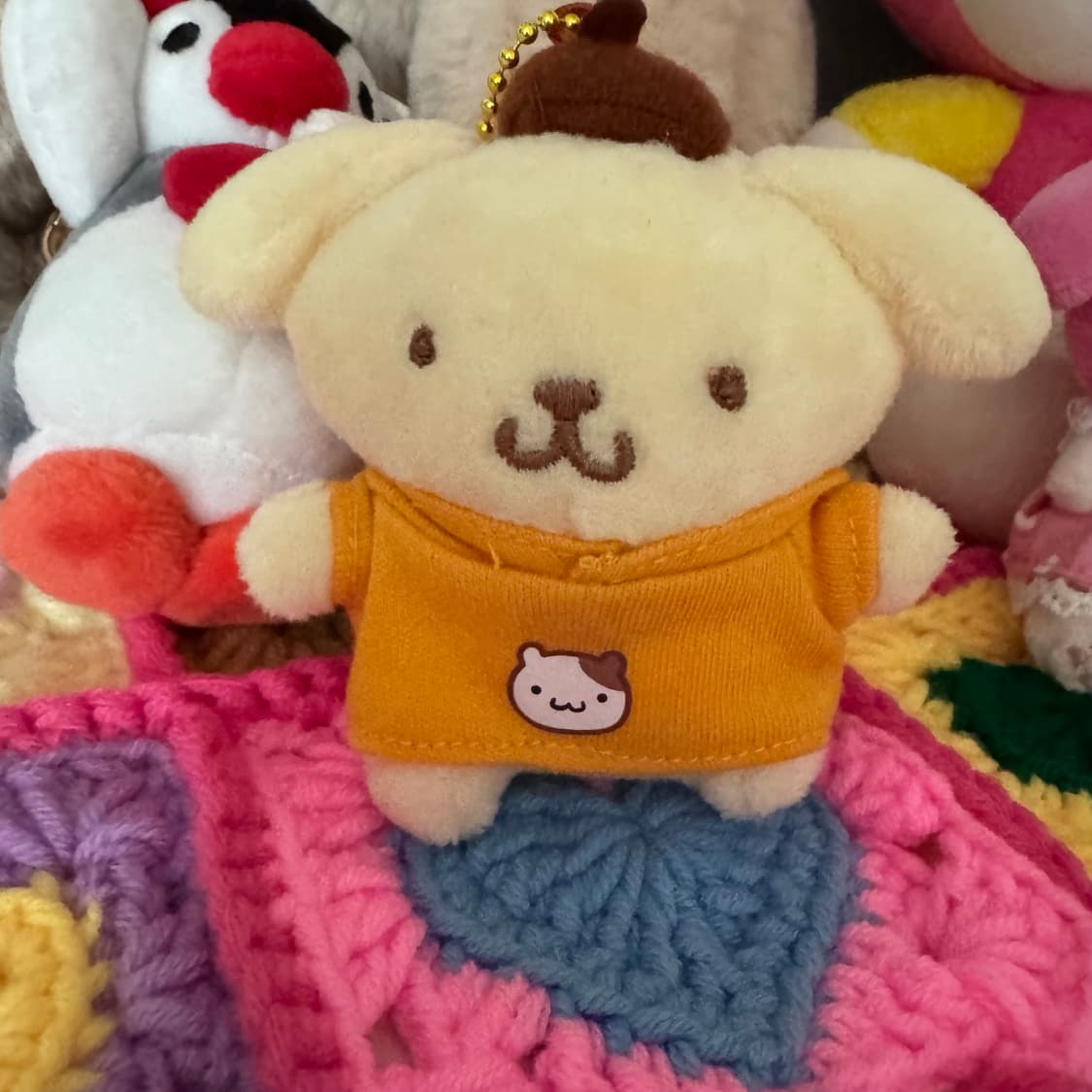산리오 폼폼푸린 인형 키링 봉제인형 가방고리 상품이미지7