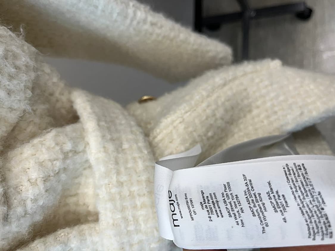 여)  마쥬 벨티드 트위드코트 
 상품이미지6