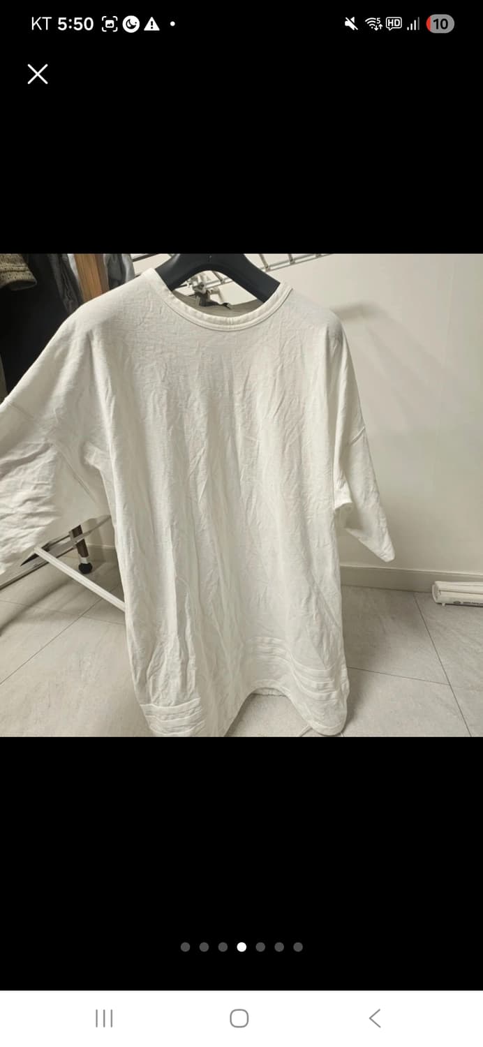 17만원)와이쓰리 Y-3 HG6090 오버사이즈 반팔 티셔츠 M 아디다스 상품이미지4