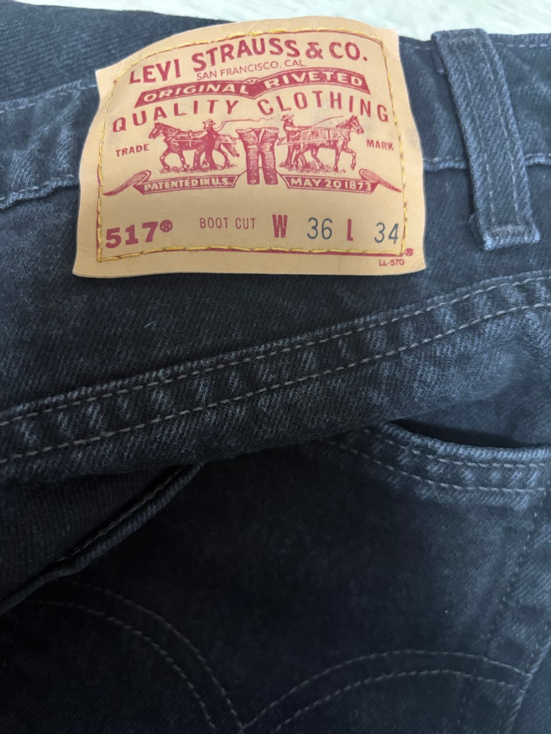 90’s 빈티지 리바이스 517 made in usa 상품이미지6