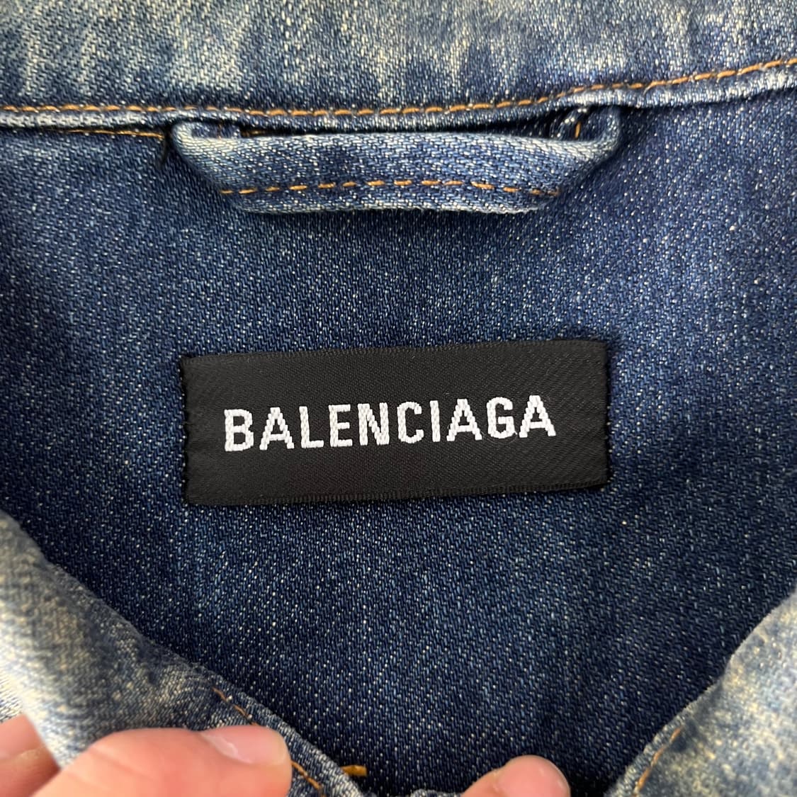 100 발렌시아가 2018 데님 자수 청자켓 상품이미지4