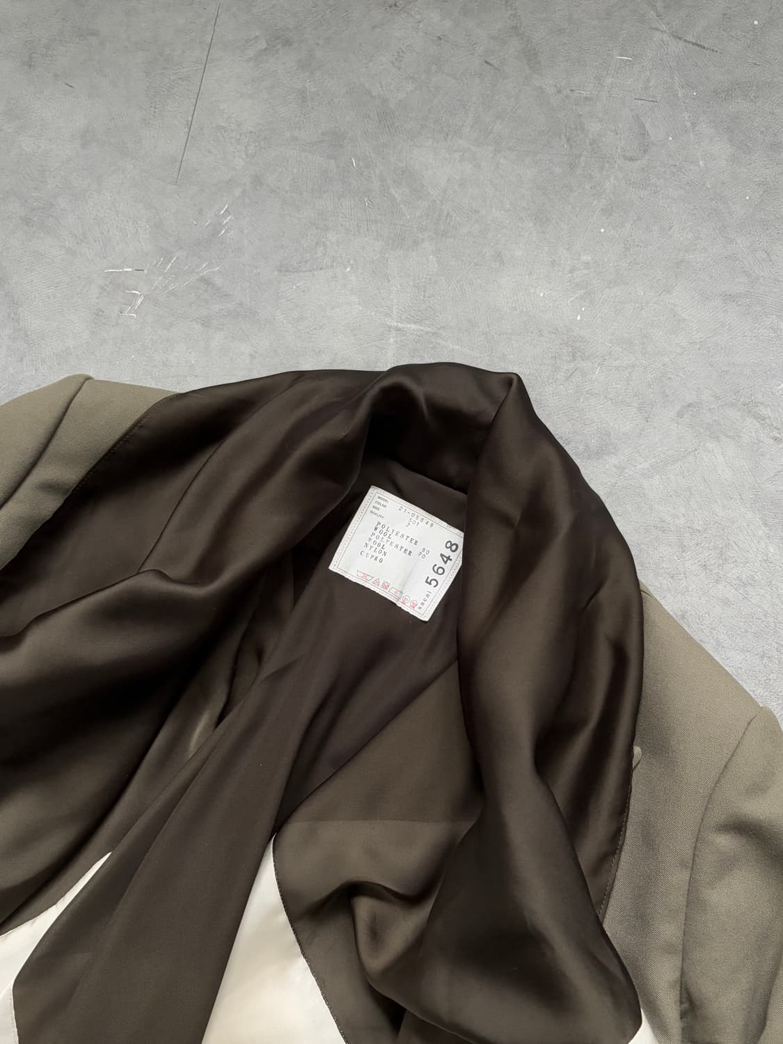 Sacai 사카이 브라운 레이어드 블레이저  상품이미지8