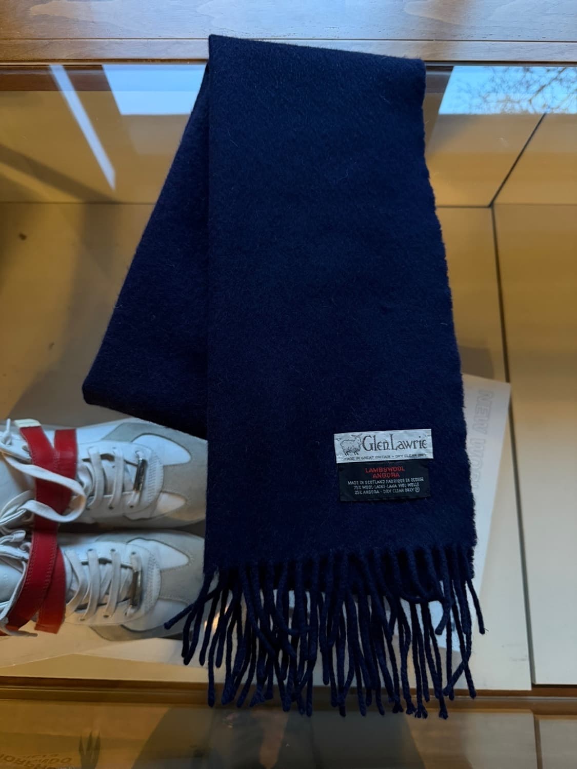 글렌 로리 스코티쉬 앙고라 울 머플러 상품이미지1