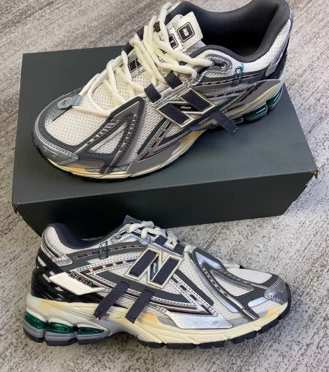 뉴발란스 1906A 실버 메탈릭 캐슬락 240mm 상품이미지7