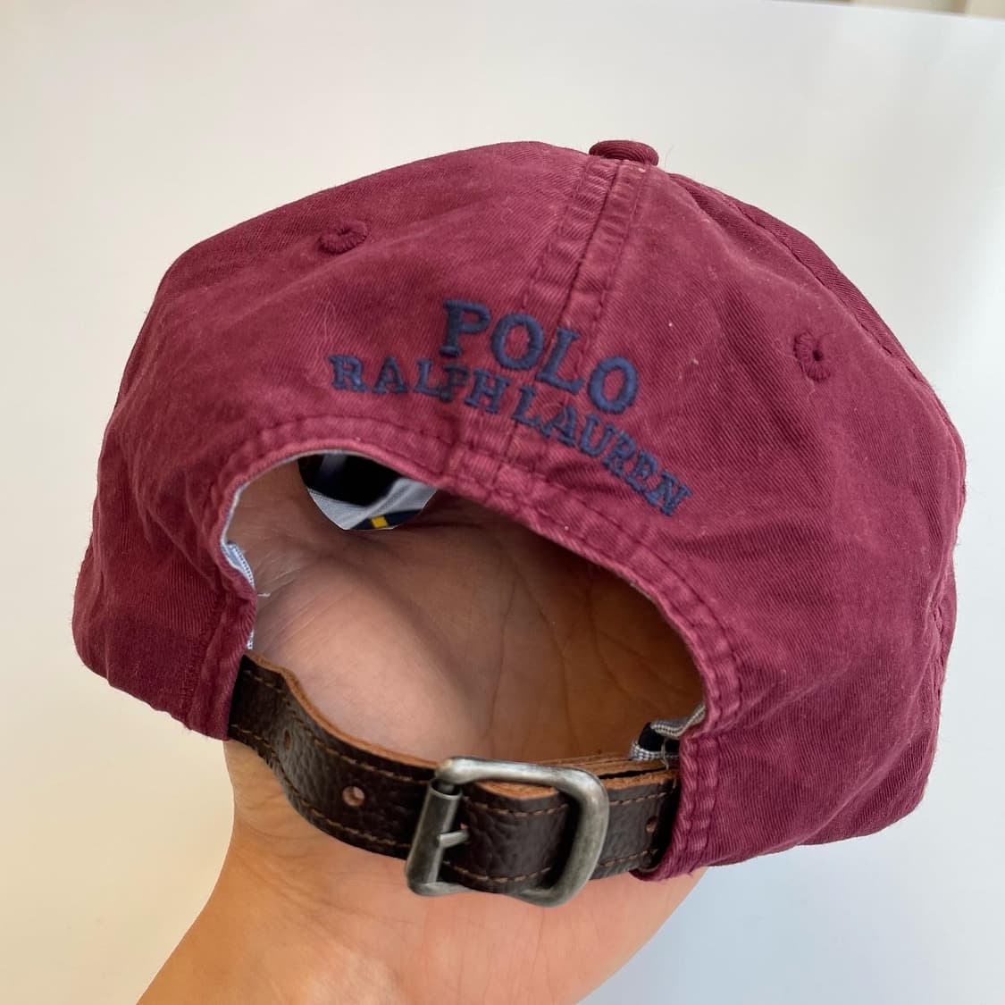 Polo  폴로 랄프로렌 신형 버건디 볼캡   상품이미지2