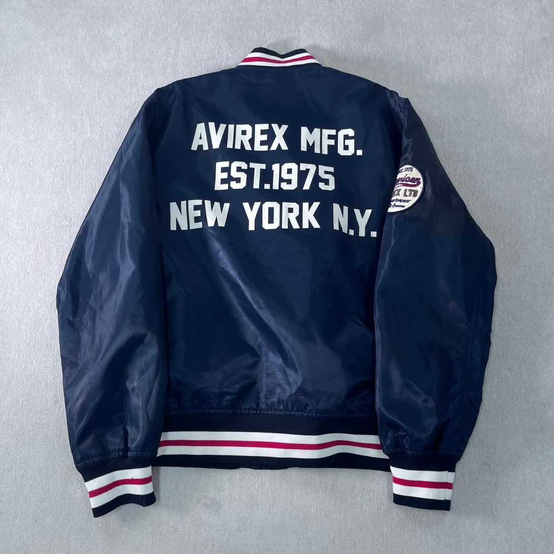 100 아비렉스 나일론 바시티 자켓 상품이미지2