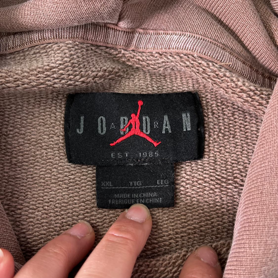 105 조던 x 트래비스 스캇 앤티크 브라운 후드티 상품이미지4