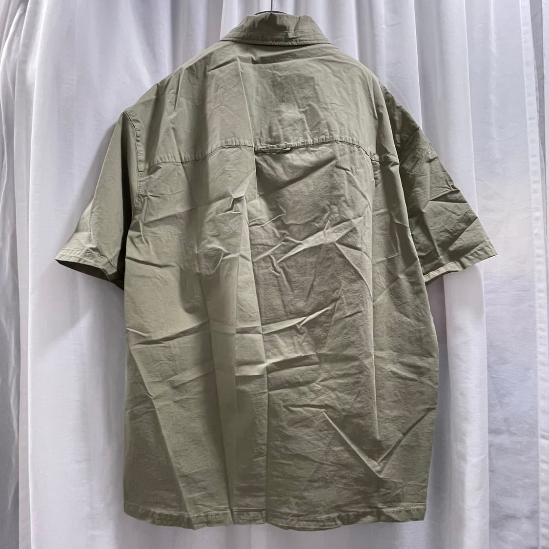 자라/ 워시드 포플린 반팔 셔츠/ M 상품이미지6