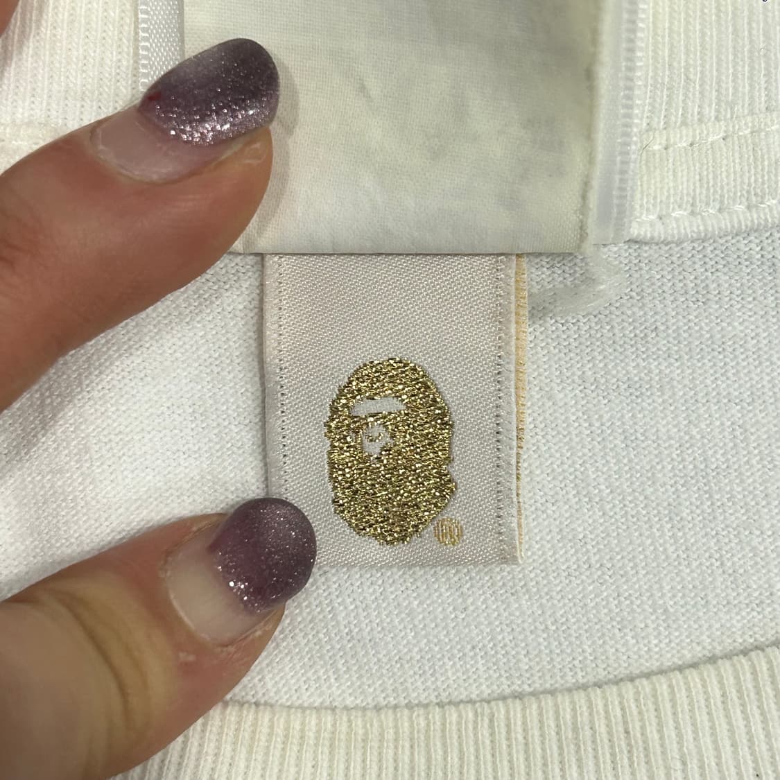 Bape 베이프 빅 에이프 헤드 카모 화이트 반팔  상품이미지8