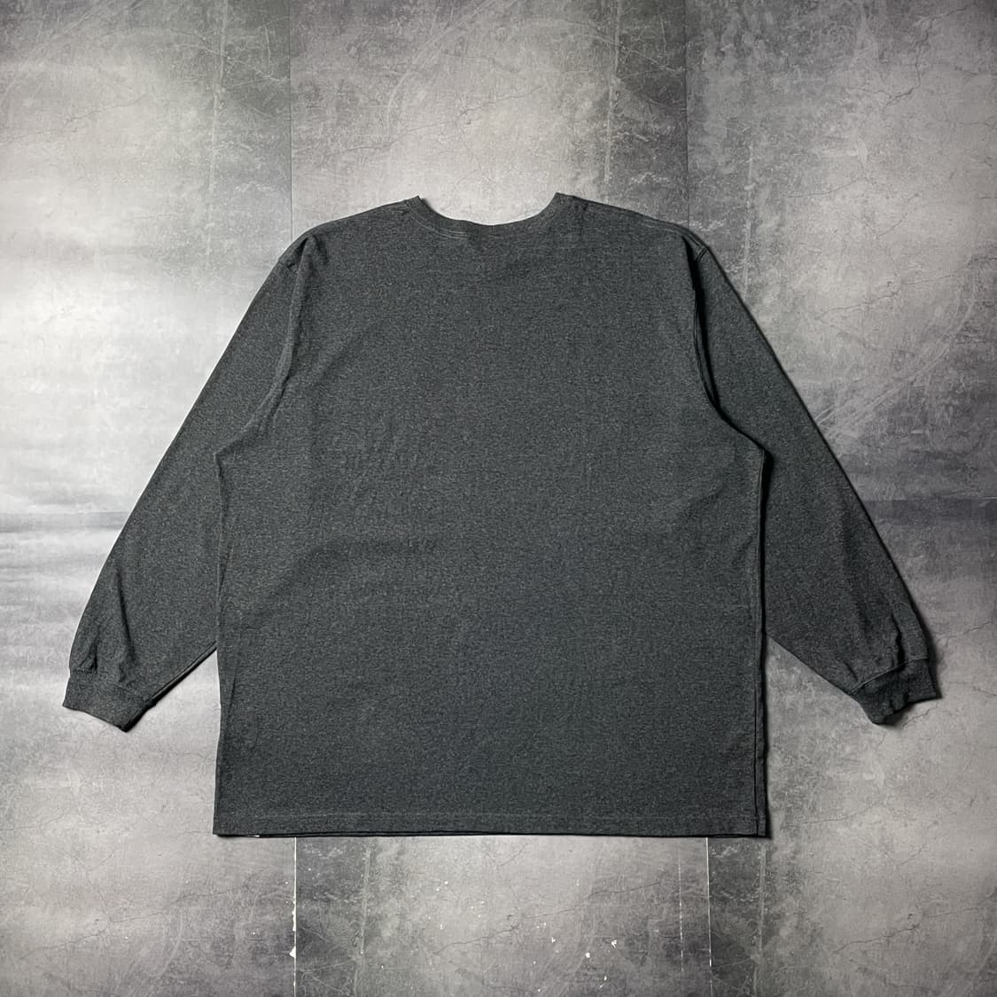 CARHARTT 칼하트 빈티지 차콜 레터링 긴팔 티셔츠 A00889 상품이미지6