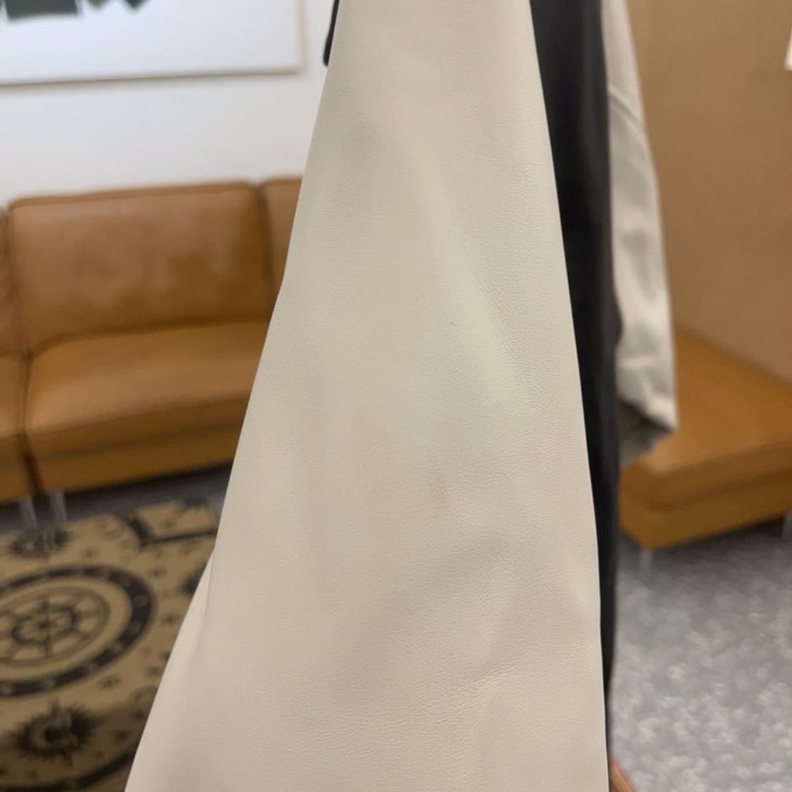 파르티멘토 빈티지 레트로 비건레더 바시티 자켓 M C08682 상품이미지7