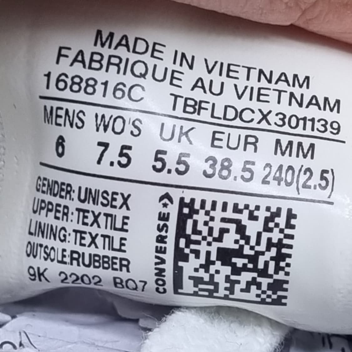 컨버스 런스타 하이크 로우 스니커즈 240 상품이미지6