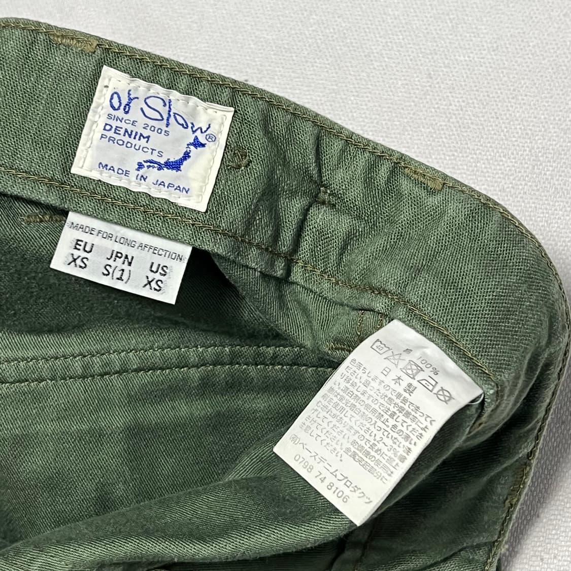 XS 오어슬로우 퍼티그 팬츠 상품이미지4