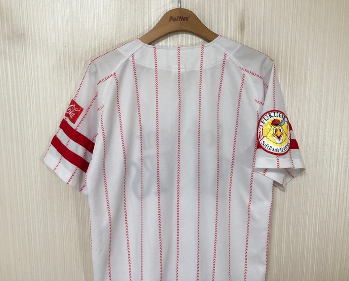 (2) NPB 마제스틱 후쿠오카 소프트뱅크호크스 유니폼/져지 L 상품이미지9
