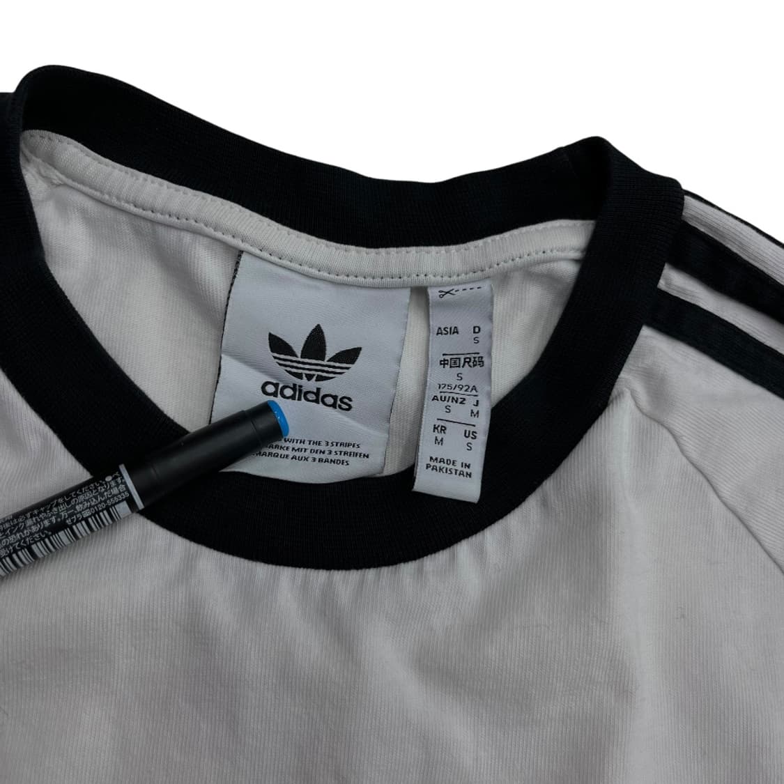 아디다스 블랙라인 화이트 롱 슬리브 S ( 세탁완료 ) 상품이미지5