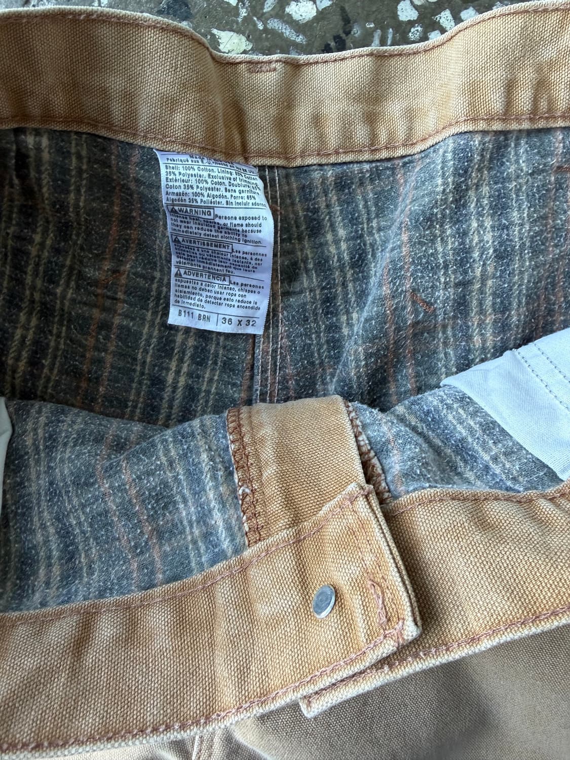 칼하트 카펜터 워크팬츠 상품이미지7