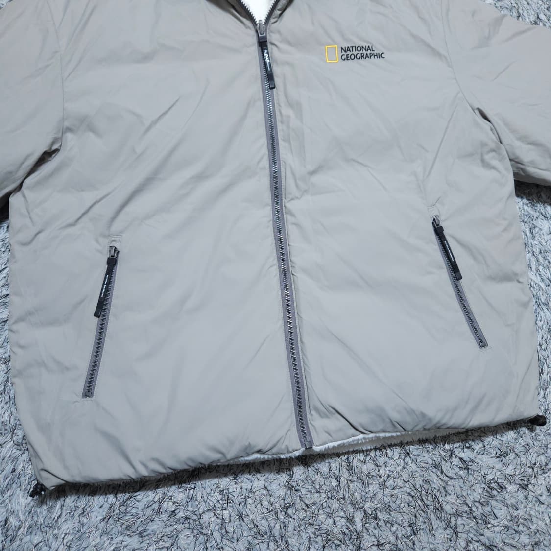내셔널지오그래픽) XL 남자 양면 플리스 다운패딩 / 왕눈이샵 상품이미지5