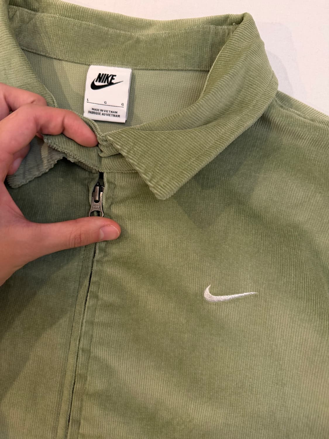 나이키 라이프 해링턴 코듀로이 스윙탑 자켓 오일그린 상품이미지2