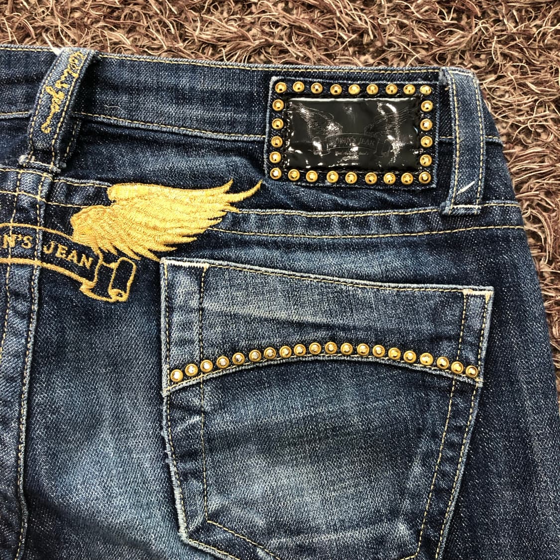 로빈스진 부츠컷 워싱 데님 팬츠 상품이미지3