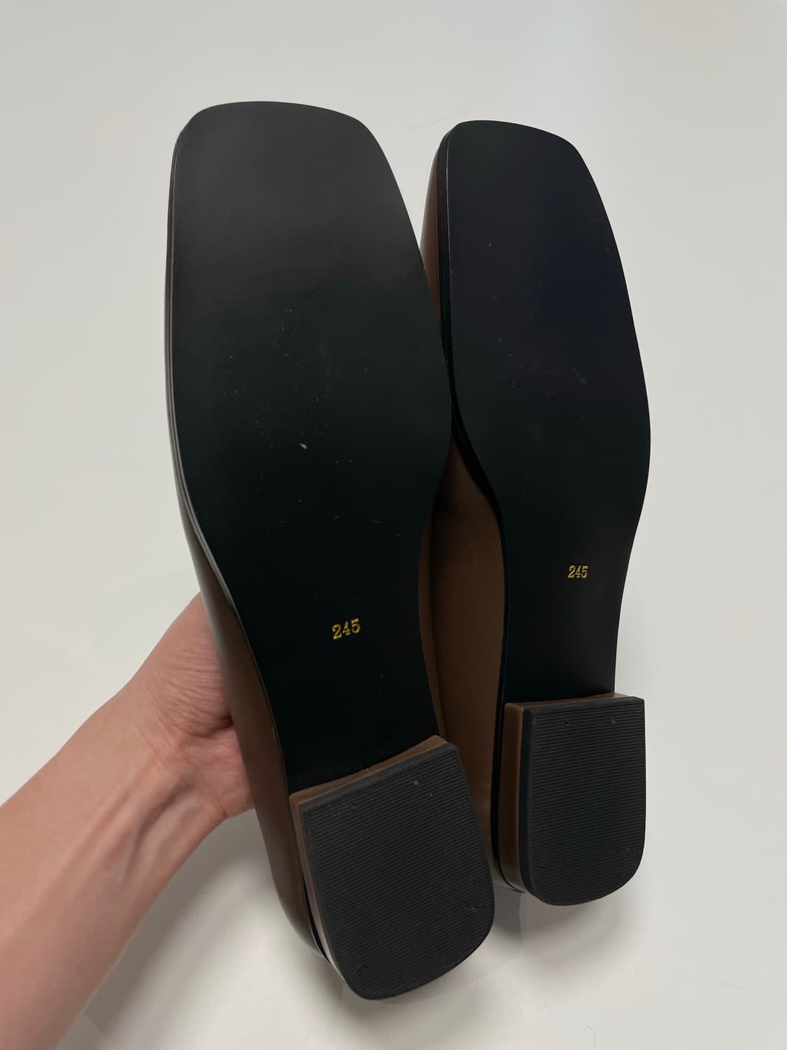 문달 moondal 토스트 플랫 슈즈 245 브라운 새상품 판매 상품이미지4