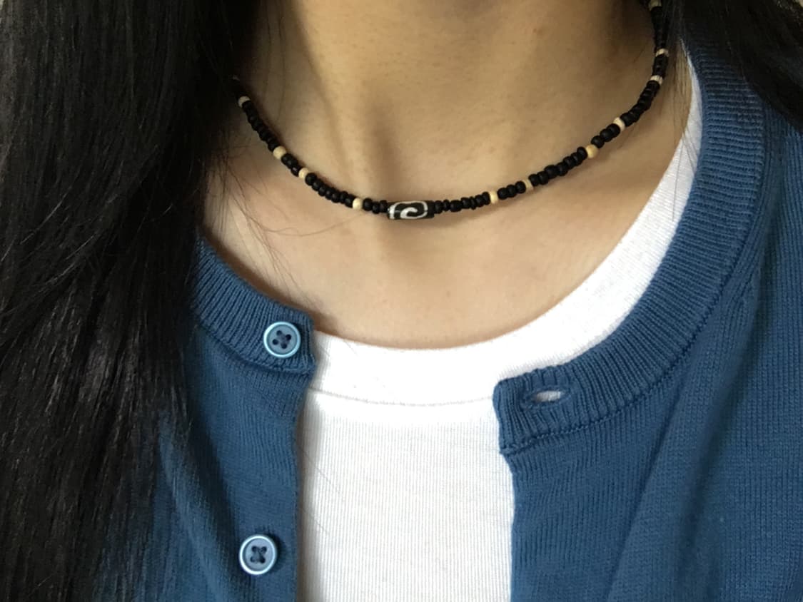 wood rhythm necklace 상품이미지3