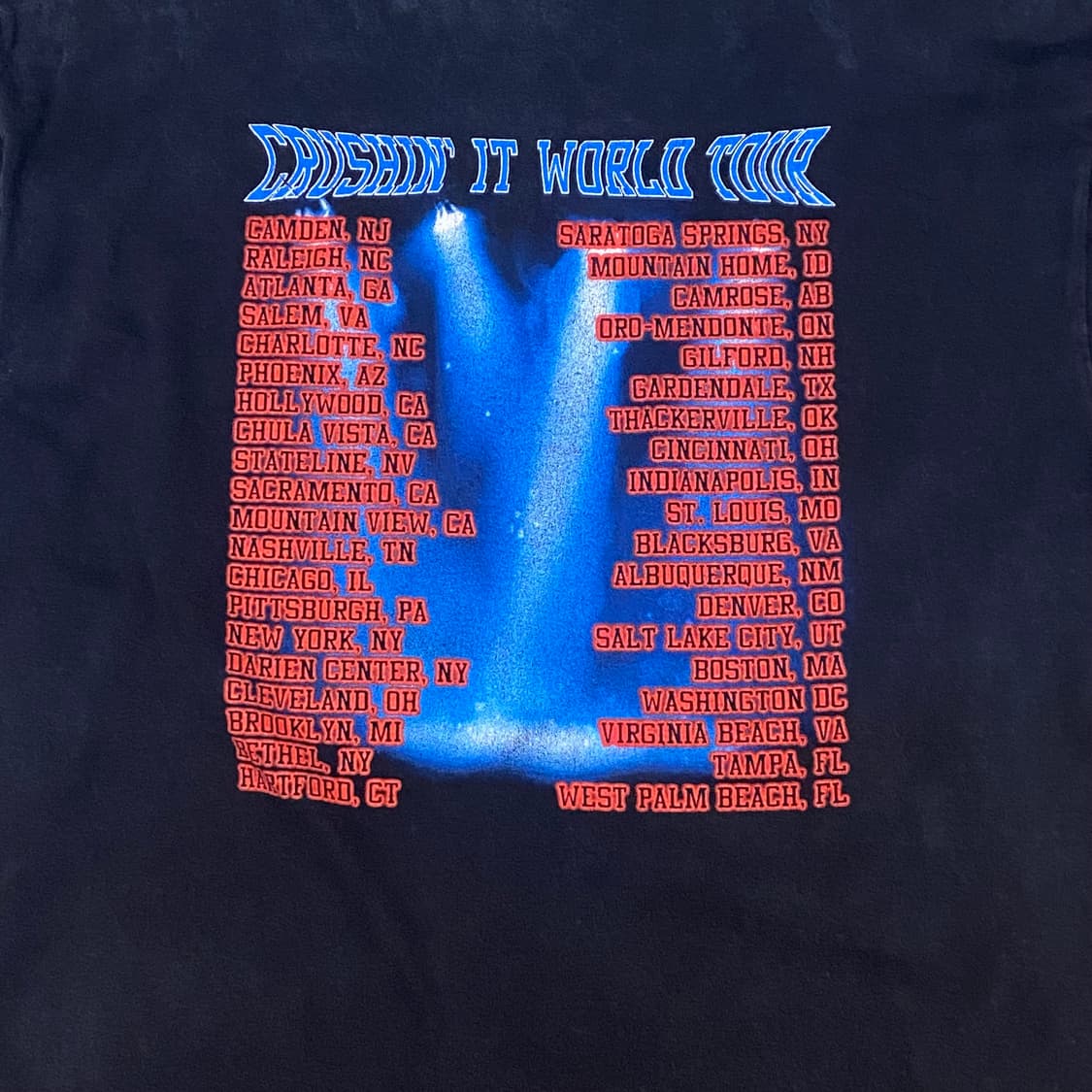 미국 빈티지 브래드 페이슬리 콘서트 투어티 락티셔츠 반팔티 상품이미지5