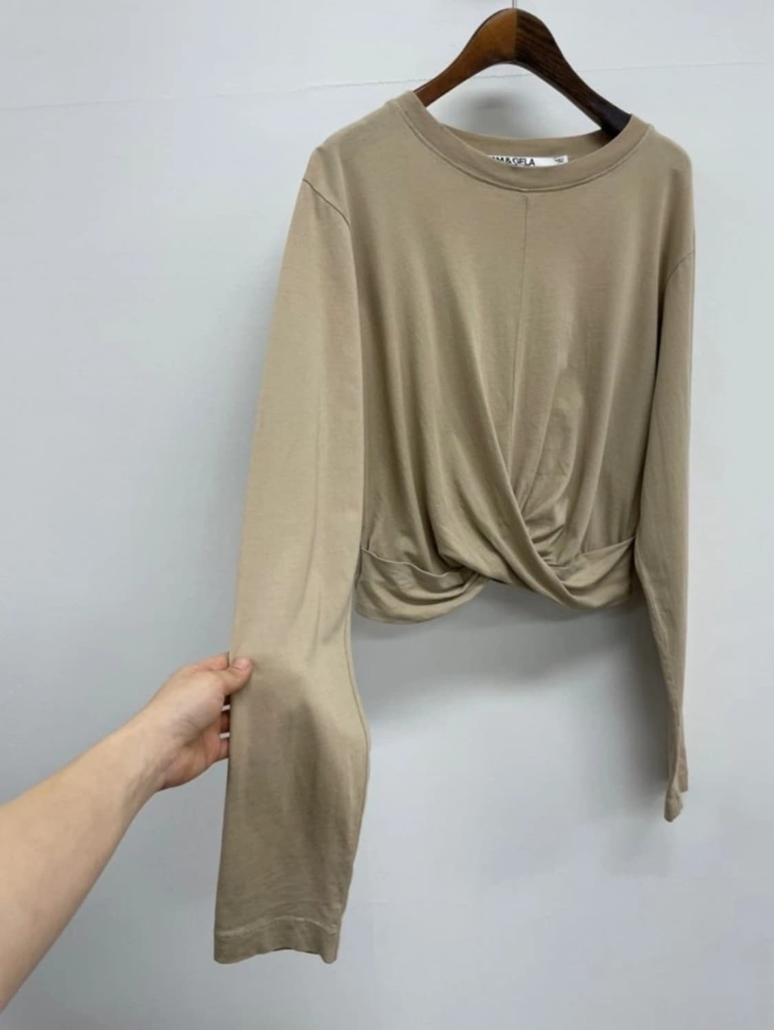 [PAM & GELA] 팜앤젤라 트위스트 크롭 롱슬리브 티셔츠 (S사이즈 상품이미지5