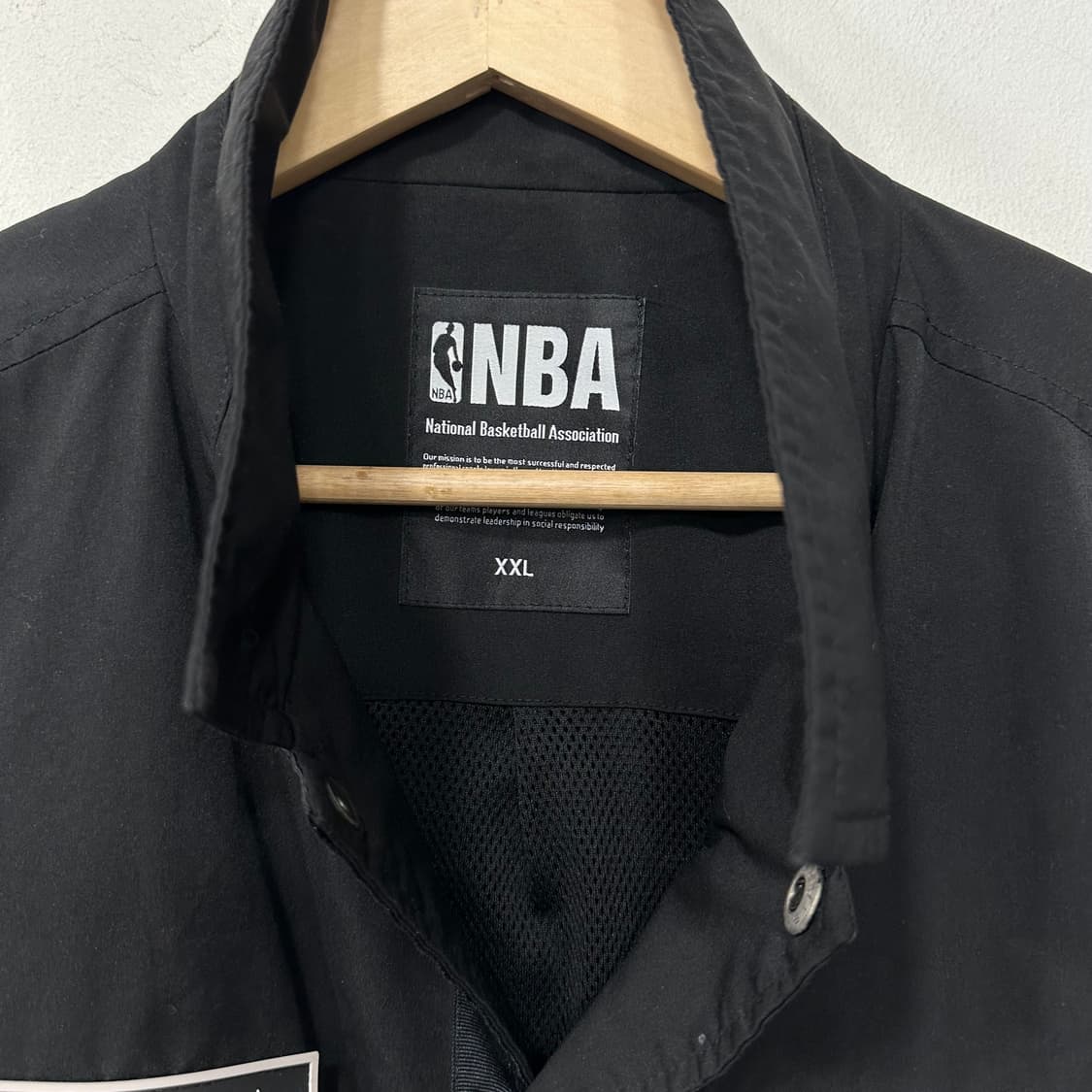 NBA 시카고불스 블랙 코치자켓 상품이미지4