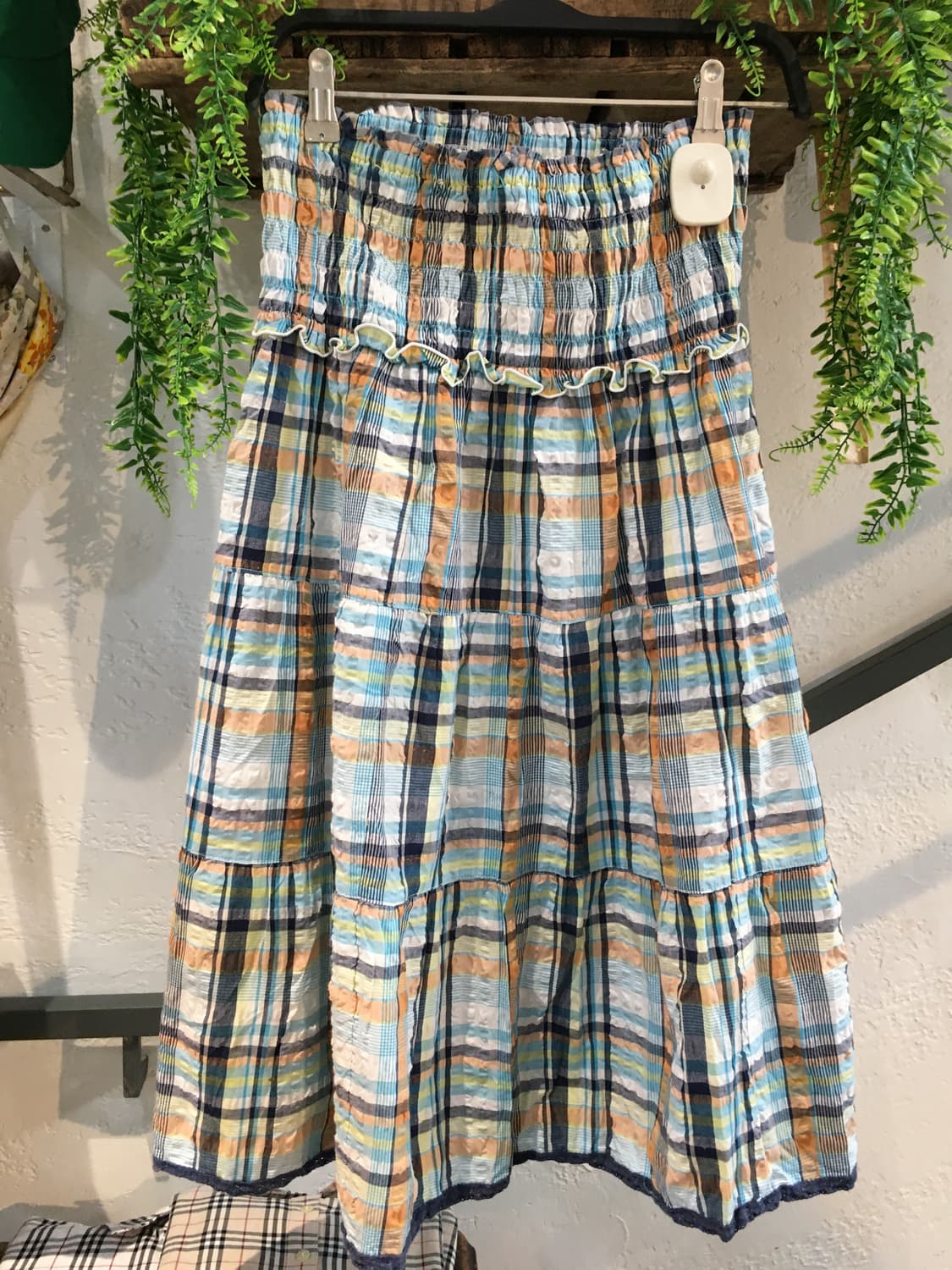 빈티지 폴로 체크 레이어드 코디세트 상품이미지3