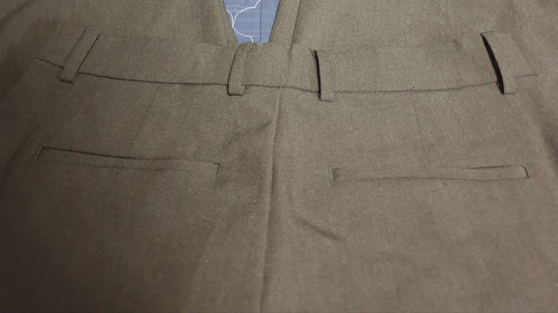 주앙옴므 투플리츠 고정버튼 와이드 슬랙스 미디엄그레이 (M) 상품이미지3