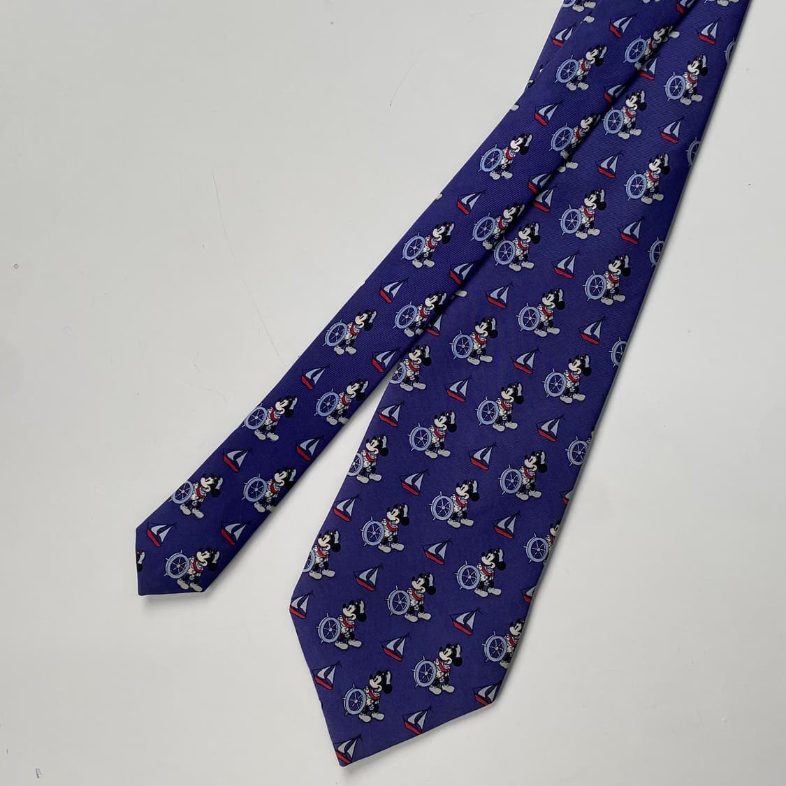 디즈니 캐릭터미키마우스 실크 넥타이  상품이미지1