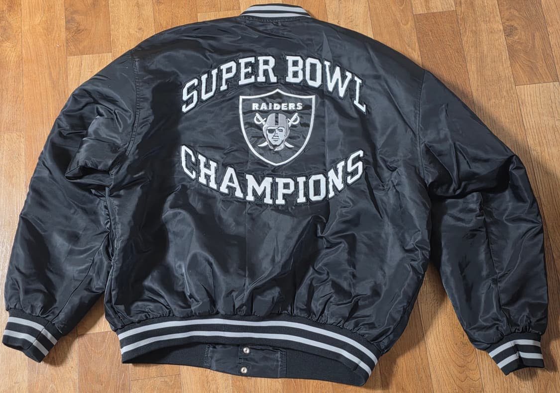 NFL Raiders (레이더스) 슈퍼볼 스타디움 자켓 상품이미지2