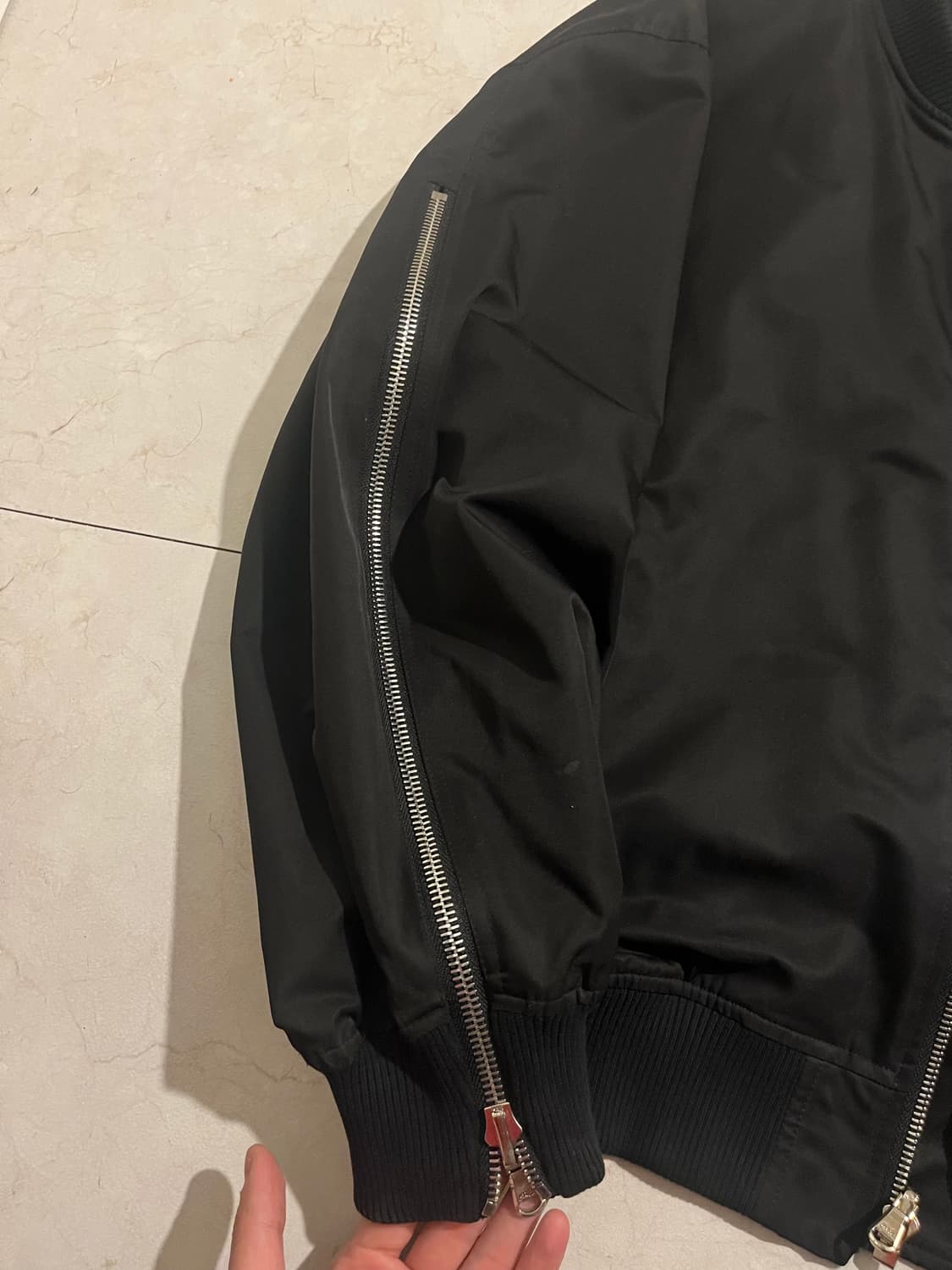 424 람포 지퍼 리버시블 ma-1 xl 상품이미지4