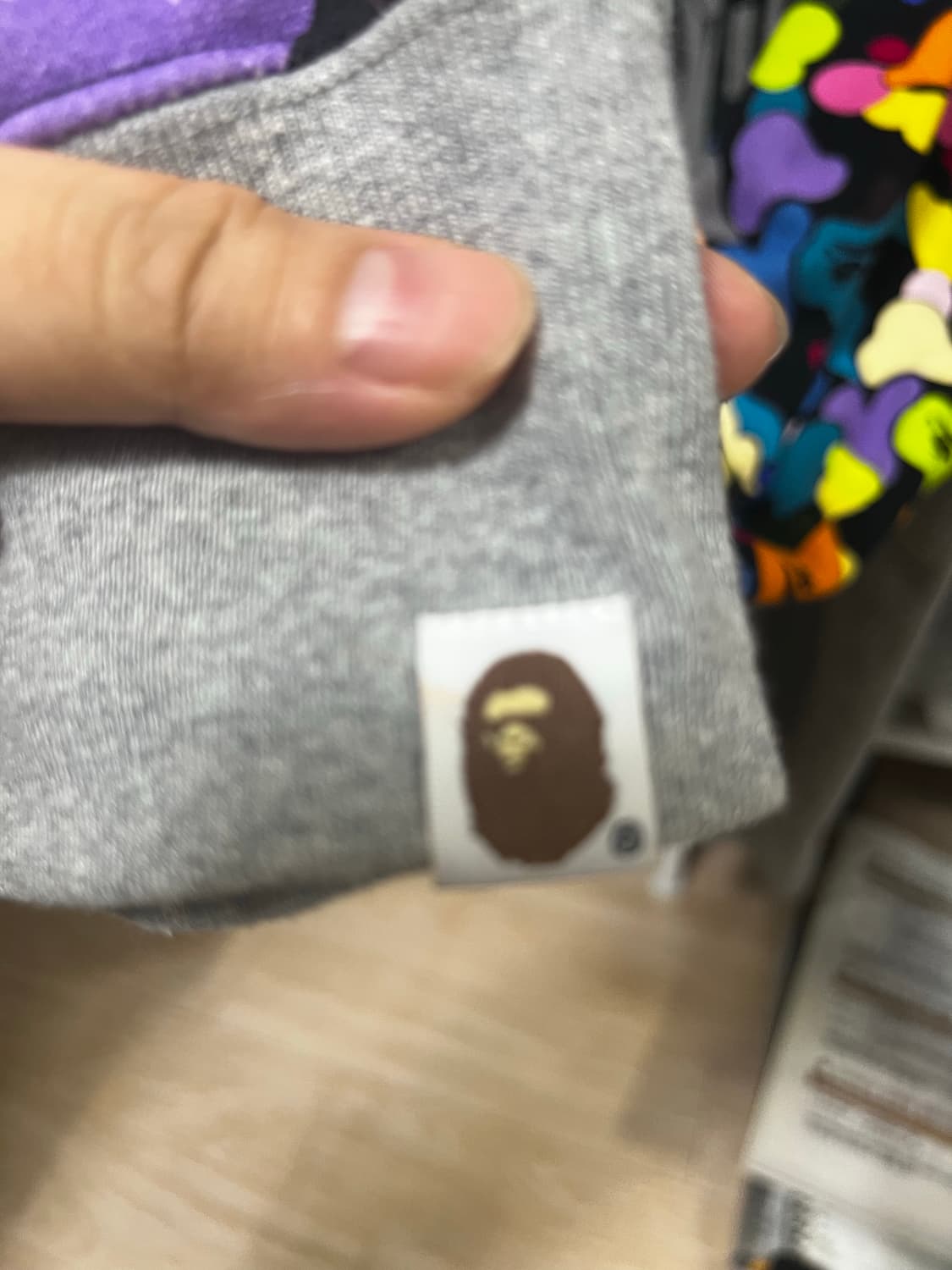 베이프 후드집업 L사이즈 상품이미지3