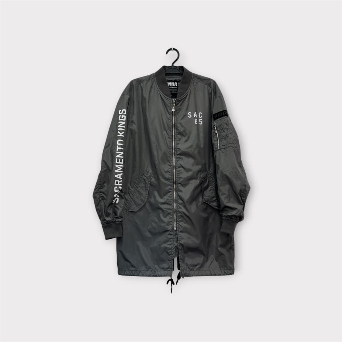 NBA 새크라멘토 킹스 롱 바람막이 점퍼 남성 S 90-95 상품이미지1