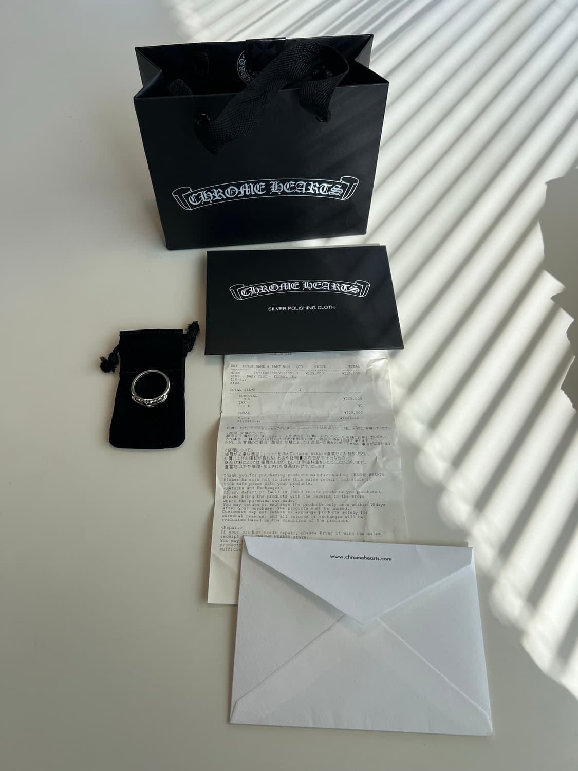 [us11] 크롬하츠 베이비플로랄링 상품이미지1