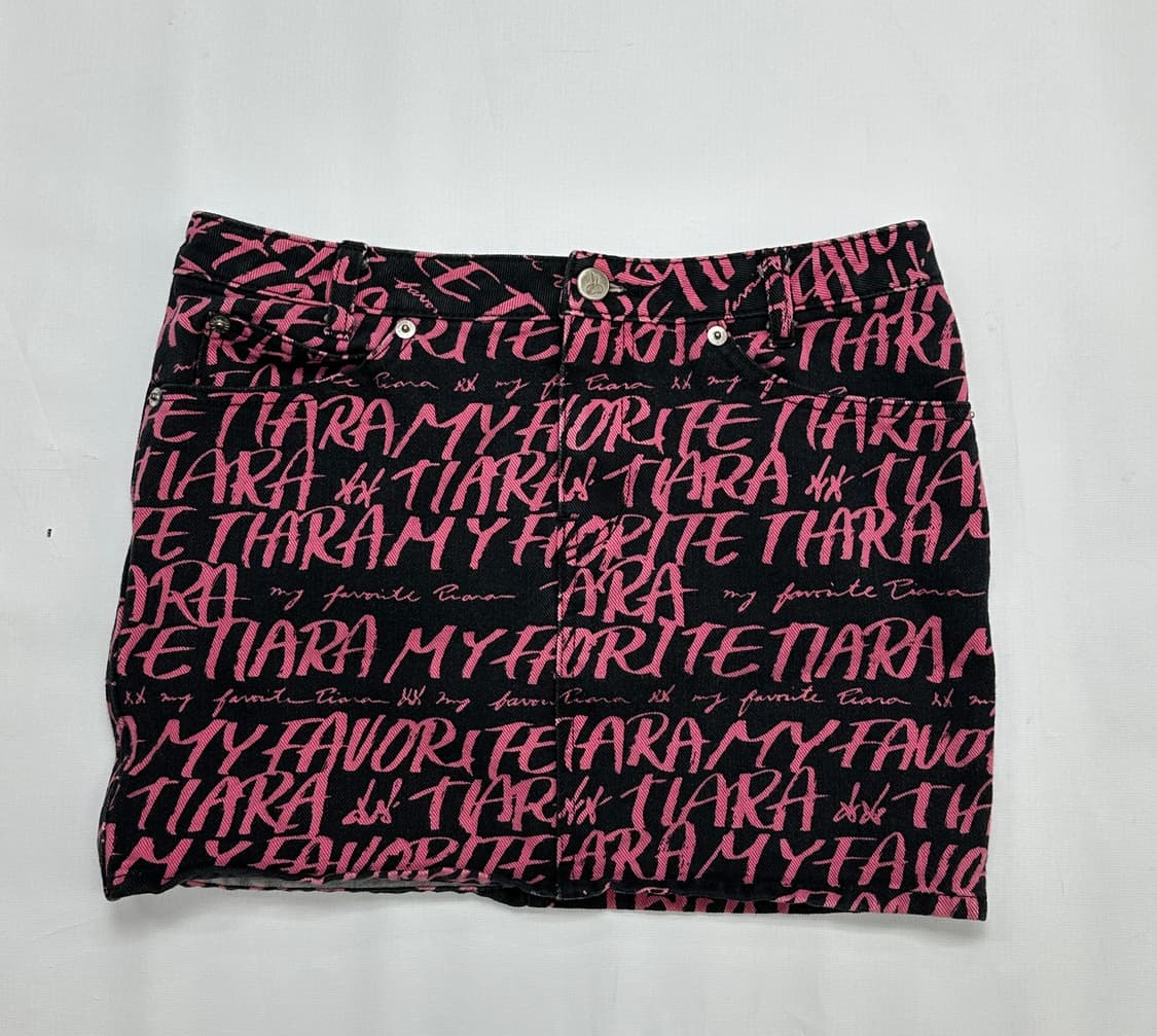 🎸데코라 핫핑크 코디세트🎸 오네갸루 시스루 미니 스커트 레이어드 상품이미지7