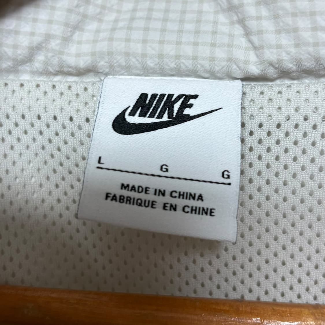 3868 나이키 그레이 로고 루즈핏 바람막이 상품이미지5